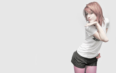 

-hayley-williams-music-paramore-redheads-simple-singers-white-women Wall Poster Paper Print(12 inch X 18 inch, Rolled)