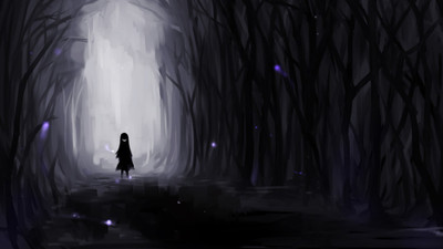

Akhuratha Anime creepy-dark-drawn-forests-smiling Wall Poster Paper Print(12 inch X 18 inch, Rolled)