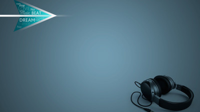 

headphone-sound-music-pictures-minimalists Wall Poster Paper Print(12 inch X 18 inch, Rolled)