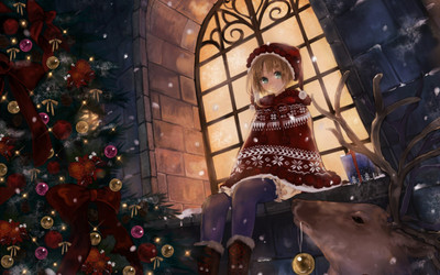 

Akhuratha Anime achristmas-tree-snows Wall Poster Paper Print(12 inch X 18 inch, Rolled)