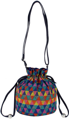 

Tash Creations Sling Bag Potli(Multicolor)