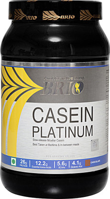 

Brio Casein Platinum Casein Protein(1 kg, Chocolate)