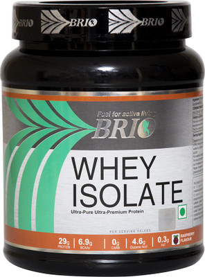 

Brio Whey Isolate Whey Protein(500 g, Raspberry Flavor)