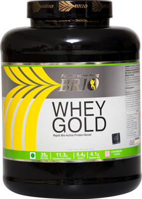

Brio Whey Gold Whey Protein(2 kg, Strawberry)