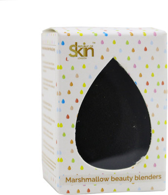 

Republic Of Skin London REPUBLIC OF SKIN ® LONDON - MARSHMALLOW Black - Imported Anti-Microbial Beauty Blender Makeup Sponge | Latex-Free | Eco-Friendly