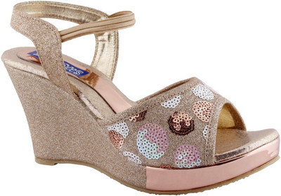 

SHOFIEE Women ROSEGOLD Wedges