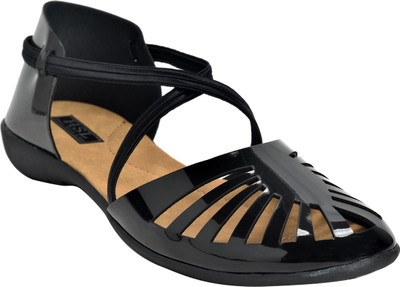 

HEROSHOELINE Women Black Flats