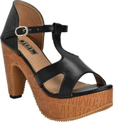 

HEROSHOELINE Women Black Heels