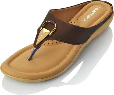 

Footsoul Women Brown Flats