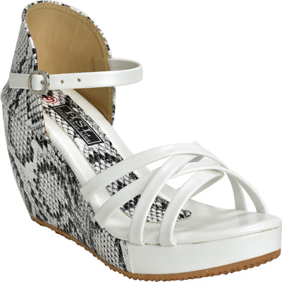 

HEROSHOELINE Women White Wedges