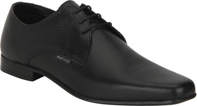 Red Tape Men Genuine Leather Formal Derby For Men(Black