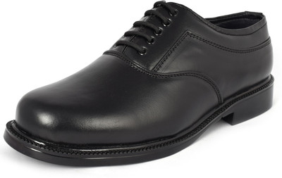 

Leathersofty Leathersofty Black Leather formal shoes Lace Up For Men(Black