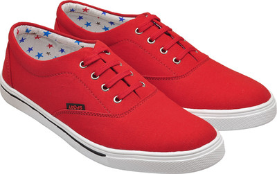 

JDX JDX Men's Casual 103 Running Shoes Canvas Shoes For Men(Red