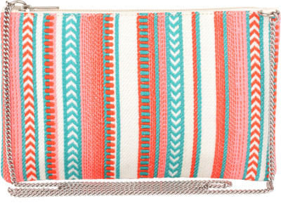 

Tash Creations Women Evening/Party Multicolor Cotton Sling Bag