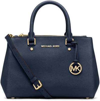

Michael Kors Women Blue Leatherette Hand-held Bag