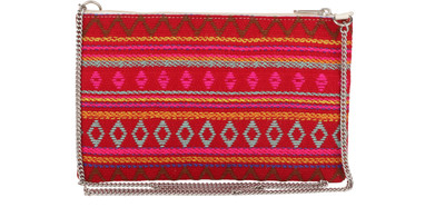 

Tash Creations Women Casual Red Cotton Sling Bag