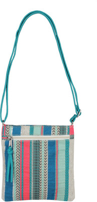 

Tash Creations Girls Casual Multicolor Cotton Sling Bag