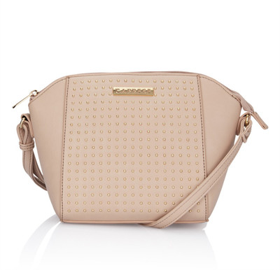 

Caprese Women Casual Pink PU Sling Bag