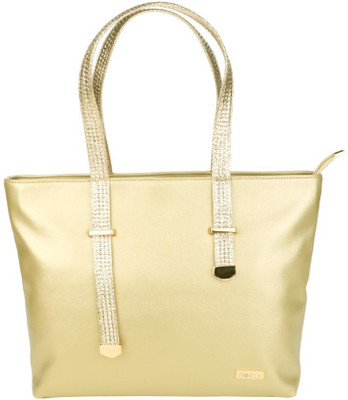 

Horra Women Evening/Party Gold PU Tote