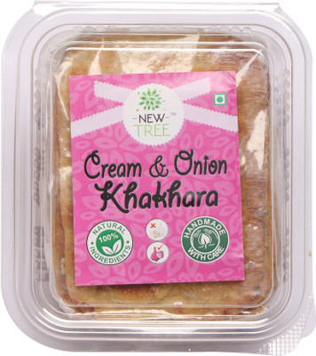 

New Tree Cream and Onion Khakhra 180gm(180 g)
