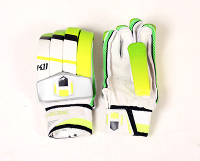 

Hebe K11 Batting Gloves (Men, Multicolor), White - green label