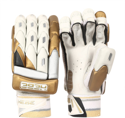 

Hebe Z11 Batting Gloves (Men, Multicolor), White - gold label