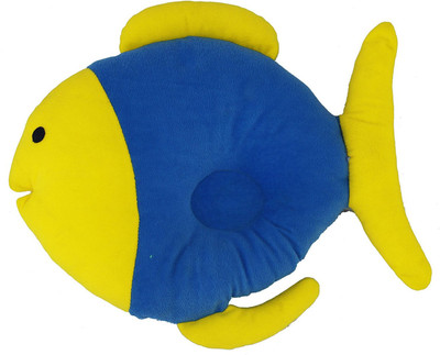 Amardeep Baby Stuffed Toy Blue Fish Baby Pillow 32*30cms - 30 cm(Blue)