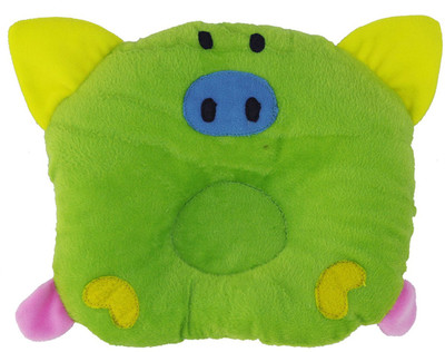 

Amardeep Baby Stuffed Toy Green Piggy Baby Pillow 22*19cms - 19 cm(Green)