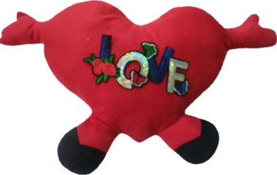 

Aparshi Valentine heart stuffed cushion soft toy Z496 - 31 cm(Red)