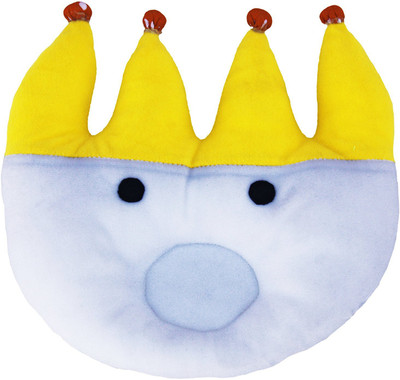 

Amardeep Baby Stuffed Toy White & Yellow Crown Baby Pillow 23*22cms - 22 cm(Yellow)