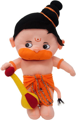 

ToynJoy Hanuman (Bajrangbali) Religious Hindu Idol Plush Soft Stuffed Toy - 40 cm(Multicolor)