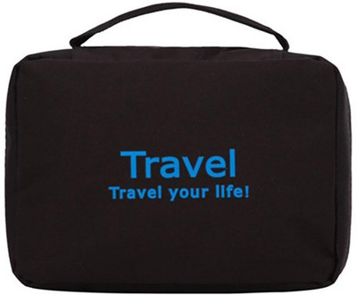 

ClickUS Travel your life! womens Ladies toiletry storage bag(Black)