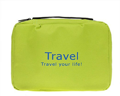 

ClickUS Travel your life! womens Ladies toiletry storage bag hanging folding cosmetic organizer(Green)