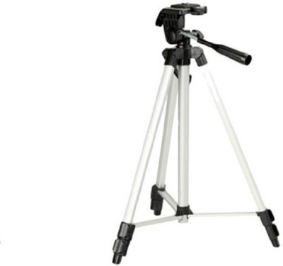 

Mezire D333 Pro Tripod Camera Stand (Silver) Tripod Kit(Black, Silver, Supports Up to 1000 g)