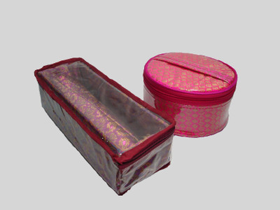 

RK Brands Bangle Box and Travel Kit Multipurpose, Bangle Vanity Box(Multicolor)