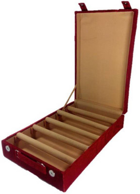 

Aadhya Plain 5 Rod bangle Box (maroon) Vanity Box(Maroon)