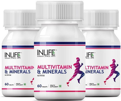 

Inlife Multivitamin & Minerals Tablets 180 Tablets (3-Pack)(180 No)