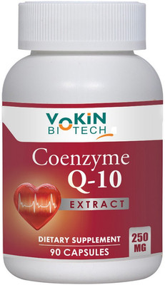 

Vokin Biotech 100% Natural Coenzyme Q-10 Extract 250MG For Heart Health and Energy Metabolism(90 No)