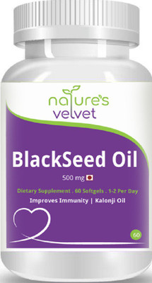 

Natures Velvet Lifecare Blackseed oil 500mg(500 mg)