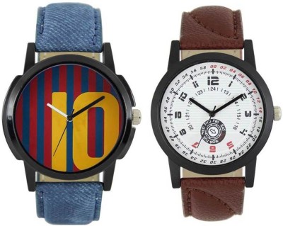 FASHION POOL LOREM FAST SELLING FAST TRACK ROUND ANALOG DIAL WATCH WITH MESSI BARCELONA SPECIAL & VINTAGE DIAL GRAPHICS WATCH HAVING BLUE & Watch  - For Boys   Watches  (FASHION POOL)