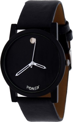 Fonex 36003014 Black Slim Analog Watch  - For Men   Watches  (Fonex)