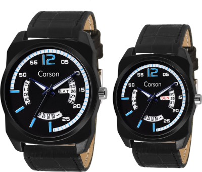 Carson CR8108 Day and Date Valentine's Neon Collection Watch  - For Men & Women   Watches  (Carson)
