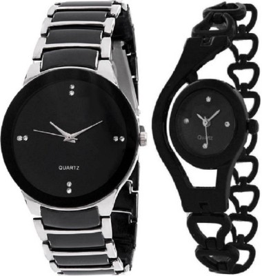 INDIUM PS0412PS NEW FULL BLACK SET FOR GIRL BLACK BEAUTY WATCH LATEST NEW DESIGN Watch  - For Girls   Watches  (INDIUM)