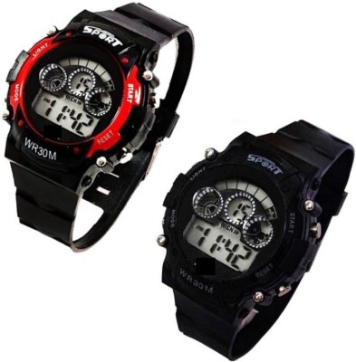 INDIUM PS0405PS NEW DIGITAL BLACK AND RED WATCH FOR BOYS Watch  - For Boys   Watches  (INDIUM)