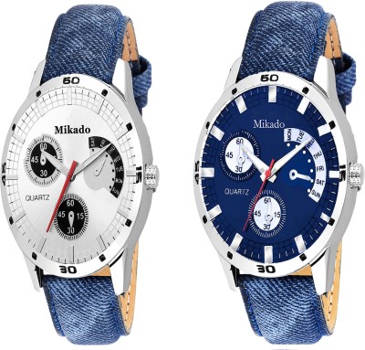 Mikado 1322 Exclusive Multicolor watches combo for Men's Watch  - For Men   Watches  (Mikado)