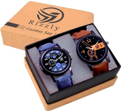 Rizzly Set Of Two Combo Watch  - For Boys   Watches  (Rizzly)