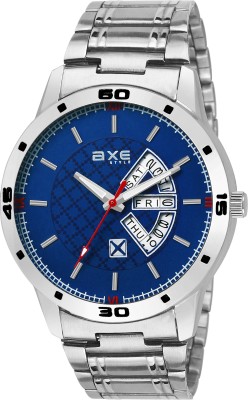 AXE Style Watches DAY AND DATE FUNCTIONING (blue) + FREE watch worth Rs.500 Watch  - For Men   Watches  (AXE Style)