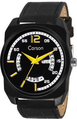 Carson CR8104 Day and Date Neon Fall Winter 2018 Collection Watch  - For Men   Watches  (Carson)