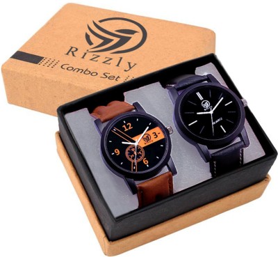 Rizzly Set Of Two Combo Watch  - For Men   Watches  (Rizzly)