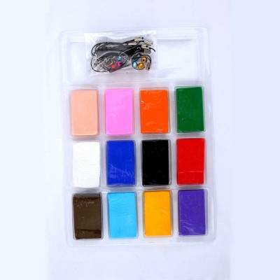 OYTRA Polymer Clay Bake and Set ( 24 Colors ) Art Clay Price in